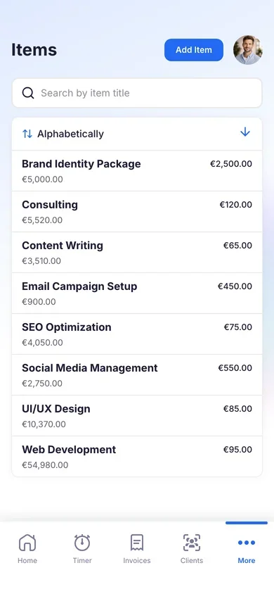 Your services and products, ready to reuse
